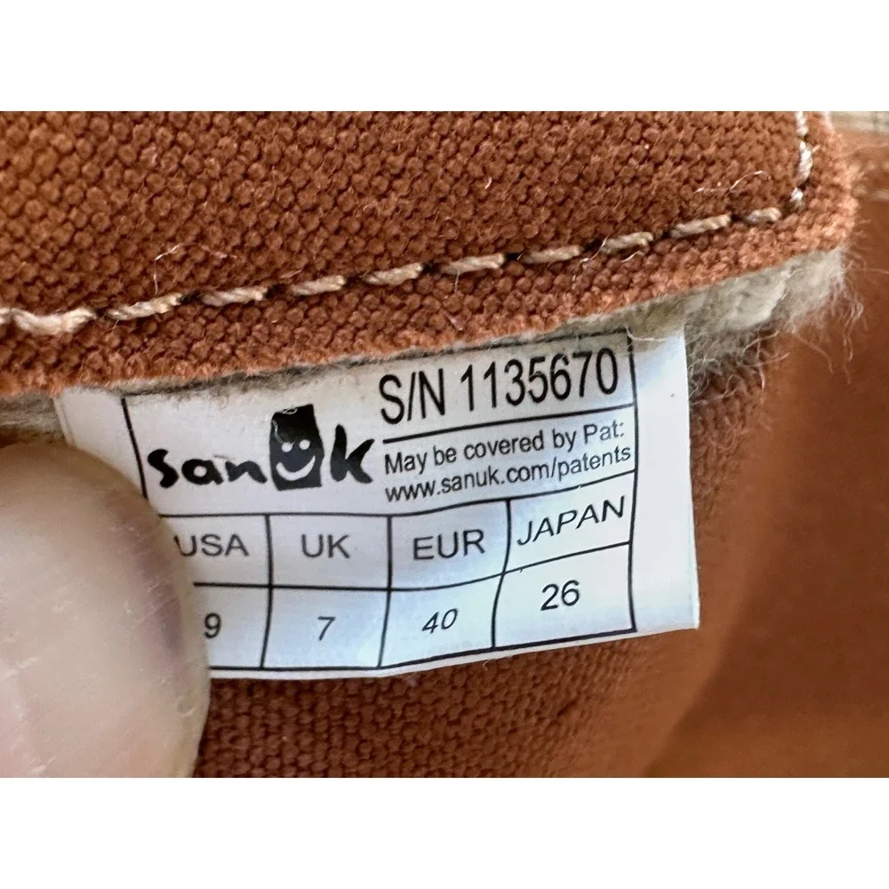 Sanuk Cozy Vibe Low Faux Shearling Boots Slippers cozy Womens 9 Brown